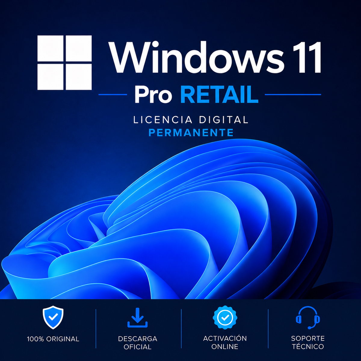 Windows 11 Pro - Licencia Retail Original