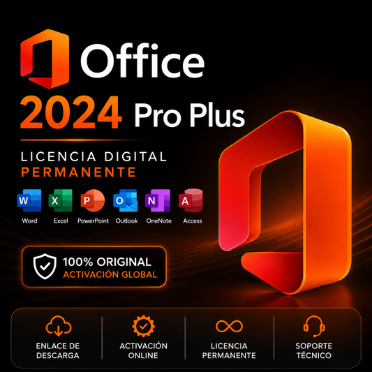 Office 2024 Pro Plus - Licencia Digital 1 PC